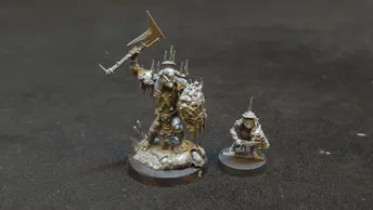 Age of Sigmar Orruk Warclans Killaboss with Stab-Grot x1