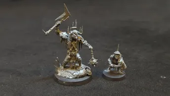 Age of Sigmar Orruk Warclans Killaboss with Stab-Grot x1
