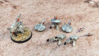 Warhammer 40k Sniper drone team x4