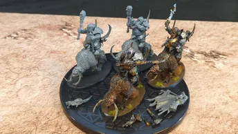 Age of Sigmar Ogor Mawtribes Mournfang Pack x4