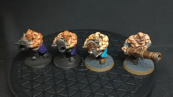 Age of Sigmar Ogor Mawtribes Leadbelchers x4