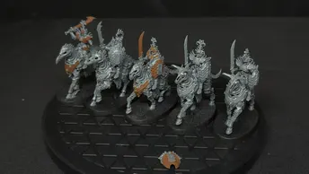 Age of Sigmar Ossiarch Bonereapers Kavalos Deathriders x5