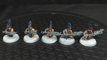 Age of Sigmar Fyreslayers Auric Hearthguard x5