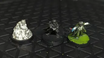 Lord of the Rings Middle-Earth Middle-earth Frodo Baggins, Samwise Gamgee and Gollum in Emyn Muil x3