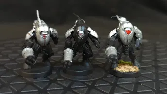 Warhammer 40k T'au Empire XV25 Stealth Battlesuits x3
