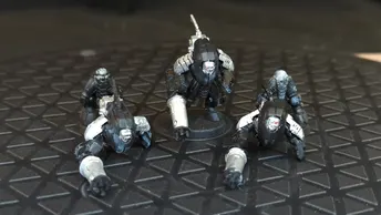 Warhammer 40k T'au Empire XV25 Stealth Battlesuits x3