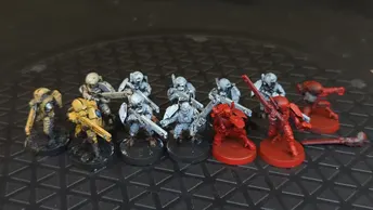 Warhammer 40k T'au Empire Fire Warriors x10