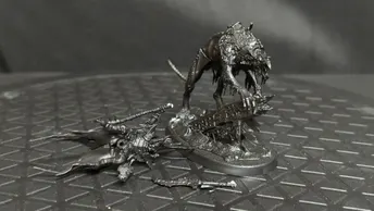 Age of Sigmar Skaven Clawlord on Gnaw-Beast x1