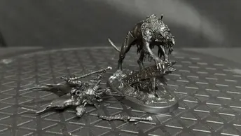 Age of Sigmar Skaven Clawlord on Gnaw-Beast x1