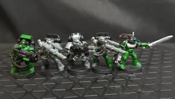 Warhammer 40k Space Marines Devastator Squad x5