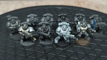 Warhammer 40k Space Marines Tactical Squad x10