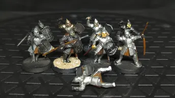 Lord of the Rings Middle-Earth Middle Earth Warriors of Minas Tirith x9