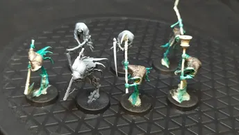 Age of Sigmar Nighthaunt Grimghast Reapers x7