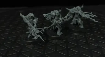 Age of Sigmar Orruk Warclans Man-Skewer Boltboyz x3