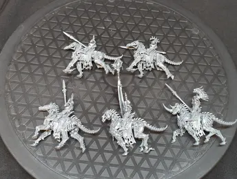Age of Sigmar Ossiarch Bonereapers Kavalos Deathriders x5