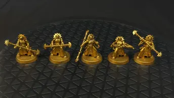 Warhammer 40k Adeptus Mechanicus Corpuscarii Electro-Priests x5