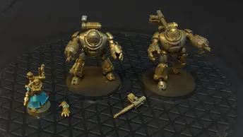 Warhammer 40k Adeptus Mechanicus Kastelan Robots x3