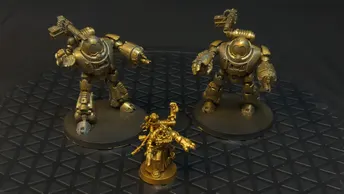 Warhammer 40k Adeptus Mechanicus Kastelan Robots x3
