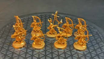 Age of Sigmar Lumineth Realm-Lords Vanari Auralan Sentinels x9