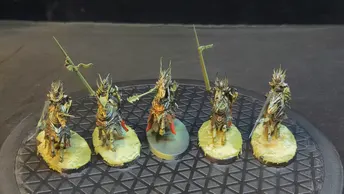 Age of Sigmar Soulblight Gravelords Blood Knights x5