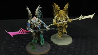 Age of Sigmar Ossiarch Bonereapers Morghast Archai x2