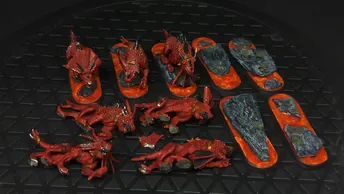 Warhammer Khorne Flesh Hounds of Khorne (OOP Metal) x7