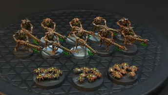 Warhammer 40k Necrons Warriors x10