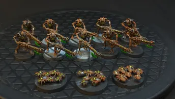 Warhammer 40k Necrons Warriors x10