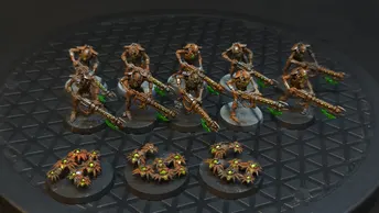 Warhammer 40k Necrons Warriors x10