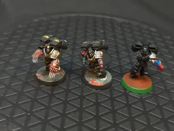 Warhammer 40k Space Marine Assault Squad x3