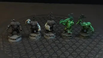 Warhammer 40k Orks Nobz x5