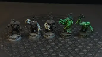 Warhammer 40k Orks Nobz x5