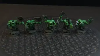 Warhammer 40k Orks Nobz x5