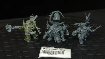 Warhammer 40k Death Guard Chosen of Mortarion x3