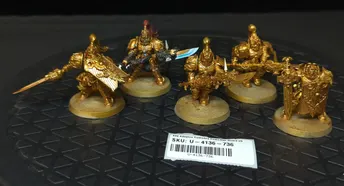 Warhammer 40k Adeptus Custodes Custodian Guard x5