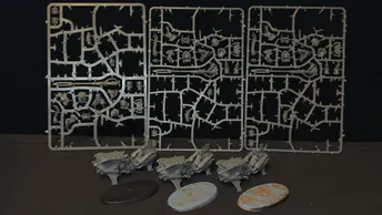 Warhammer 40k Adeptus Custodes Vertus Praetors x3