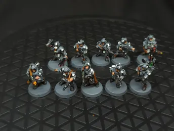 Warhammer 40k Astra Militarum Cadian Shock Troops (OOP) x10