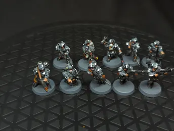 Warhammer 40k Astra Militarum Cadian Shock Troops (OOP) x10