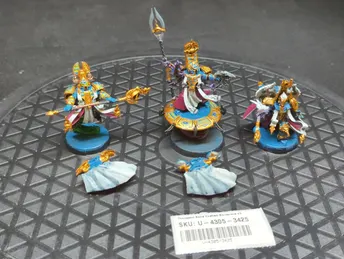 Warhammer Thousand Sons Exalted Sorcerers x3