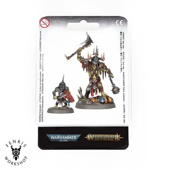 Orruk Warclans Killaboss with Stab Grot