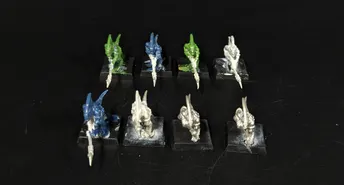 Age of Sigmar Seraphon Skinks metal x8