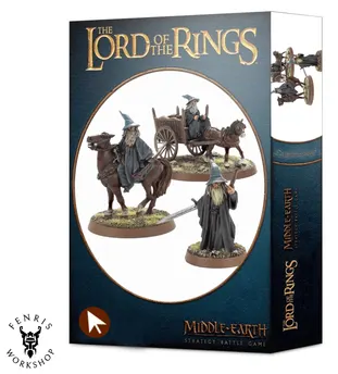 Middle-earth Gandalf the Grey (Foot, Mounted and on Cart)
