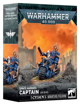 Space Marines Captain on Bike