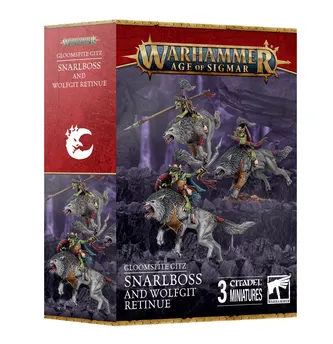 Gloomspite Gitz Snarlboss & Wolfgrit Retinue