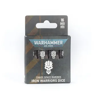 Chaos Space Marine Iron Warriors Dice Set