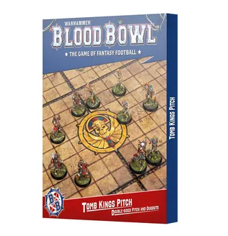 Blood Bowl Tomb Kings Team Nehekharan Nightmares Pitch & Dugouts