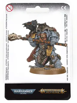 Space Wolves Njal Stormcaller in Terminator Armour (Old box)