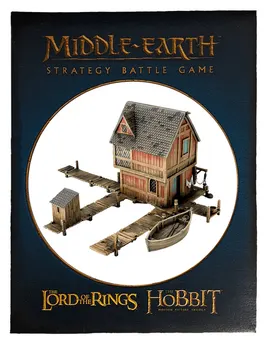 Middle-Earth Lake-town House Scenery
