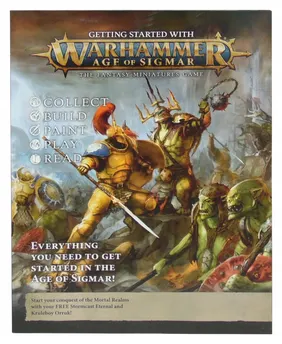 Discounted Warhammer GETTING STARTED WITH AGE OF SIGMAR (ENG) Old Edition Book Only