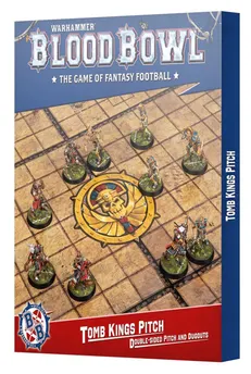 Warhammer Blood Bowl Fantasy Football – Tomb Kings Pitch: Double-sided Pitch and Dugouts Set
